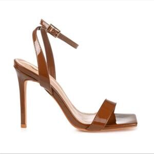 Journee Collection Dorian strappy heels brown - 6
